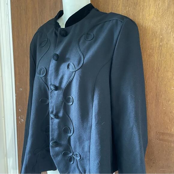 90s oversized soutache blazer - Picture 6 of 12